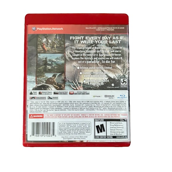 DEAD ISLAND GAME OF THE YEAR EDITION GAME FOR PS3 - Picture 2 of 3